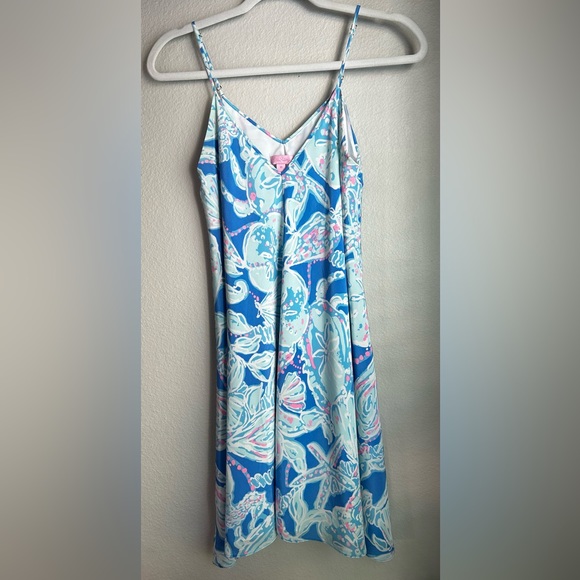 Lilly Pulitzer Clara Silk Dress Size XS - Picture 3 of 8